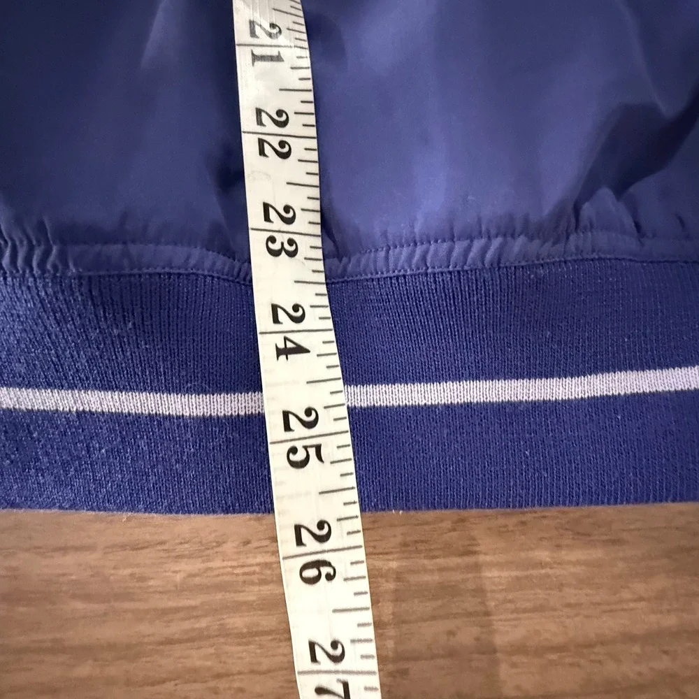 Burberry Golf Windbreaker Mens Medium Purple Excellent V-Neck Pullover Sporty